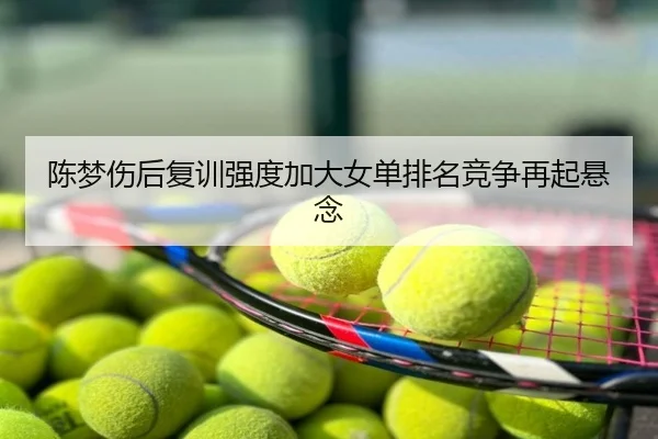 陈梦伤后复训强度加大女单排名竞争再起悬念